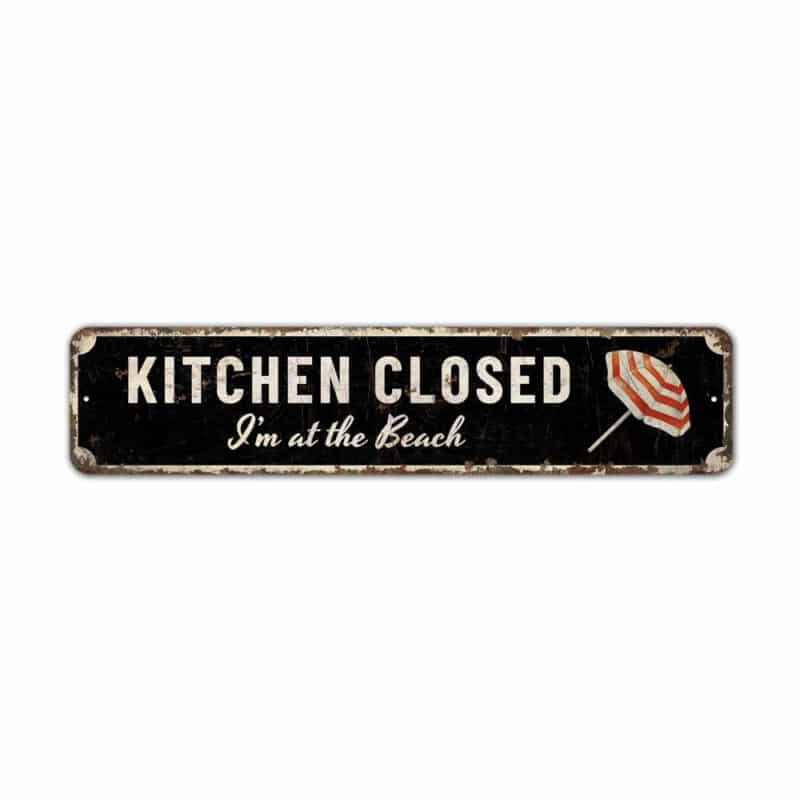 Kitchen-Closed-Premium-Quality-Rustic-Metal-Sign-2