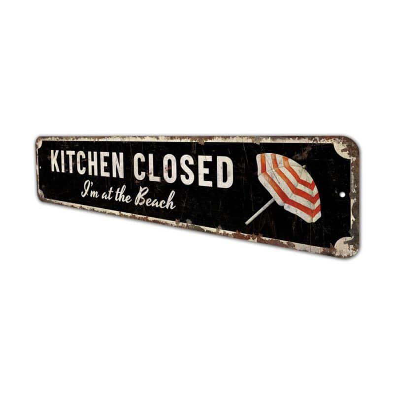 Kitchen-Closed-Premium-Quality-Rustic-Metal-Sign-4