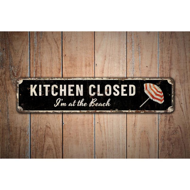 Kitchen-Closed-Premium-Quality-Rustic-Metal-Sign-Images