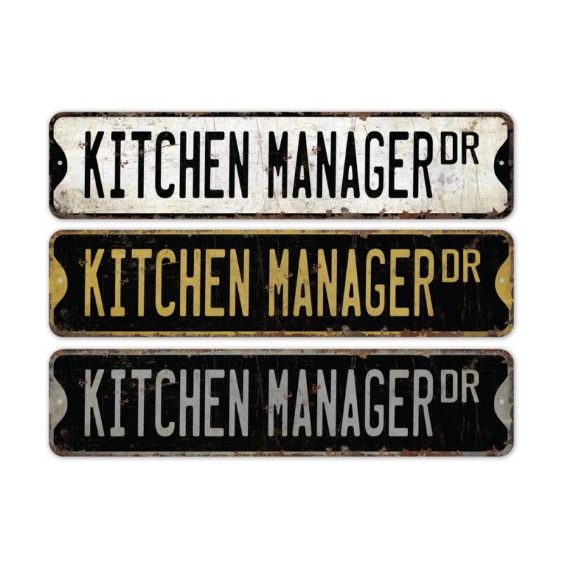 Kitchen-Manager-Premium-Quality-Rustic-Metal-Sign-2