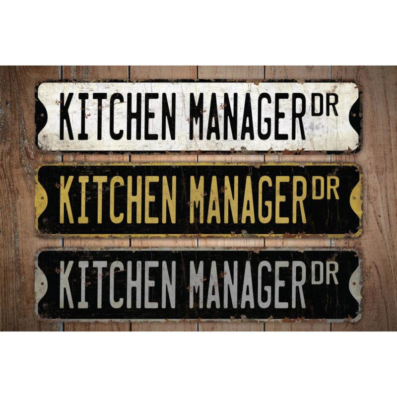 Kitchen-Manager-Premium-Quality-Rustic-Metal-Sign-Images