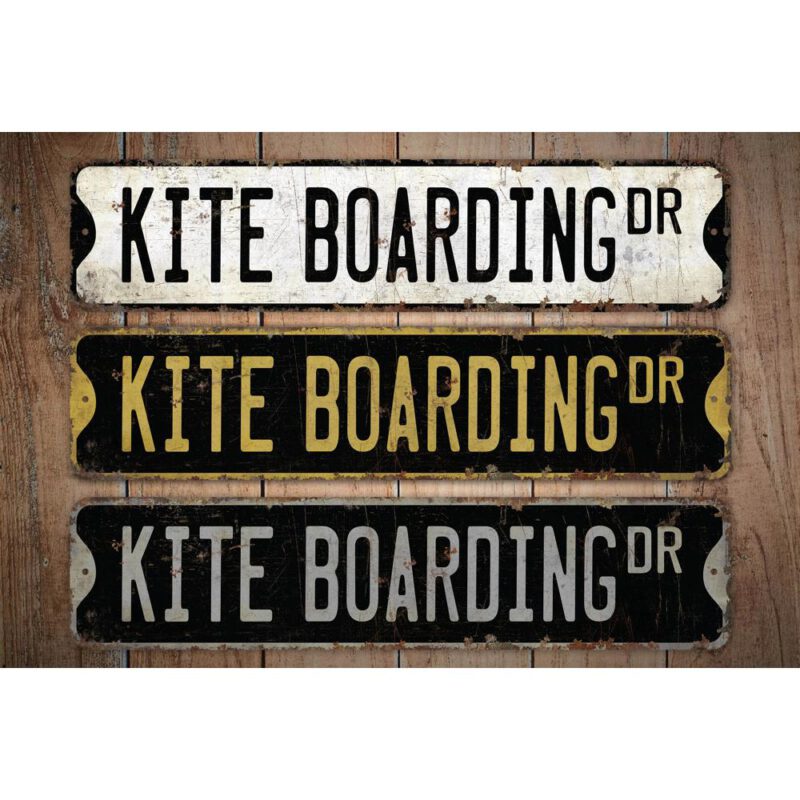 Kite-Boarding-Premium-Quality-Rustic-Metal-Sign-Images