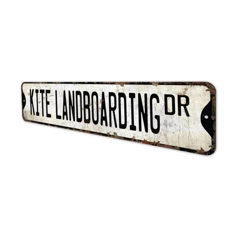 Kite-Landboarding-Premium-Quality-Rustic-Metal-Sign-4