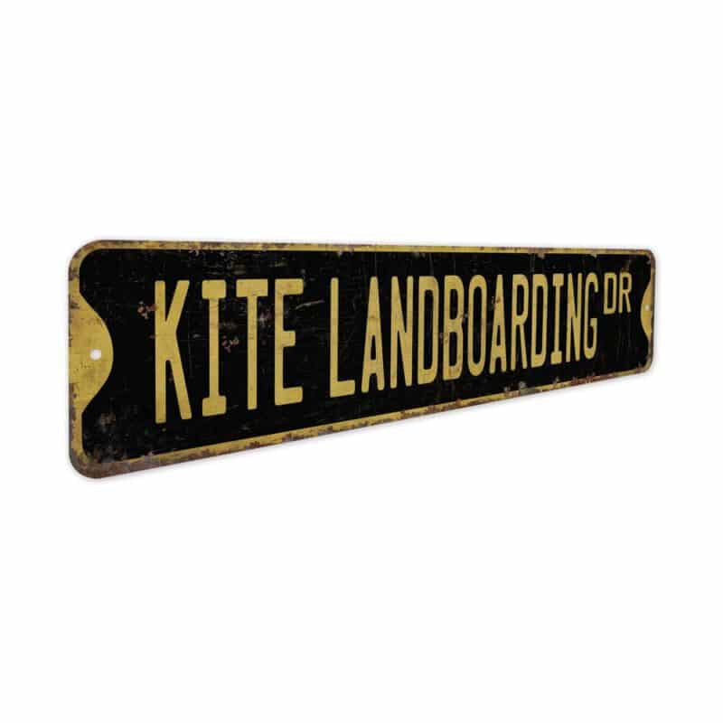 Kite-Landboarding-Premium-Quality-Rustic-Metal-Sign-5