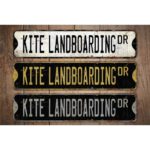 Kite-Landboarding-Premium-Quality-Rustic-Metal-Sign-Images