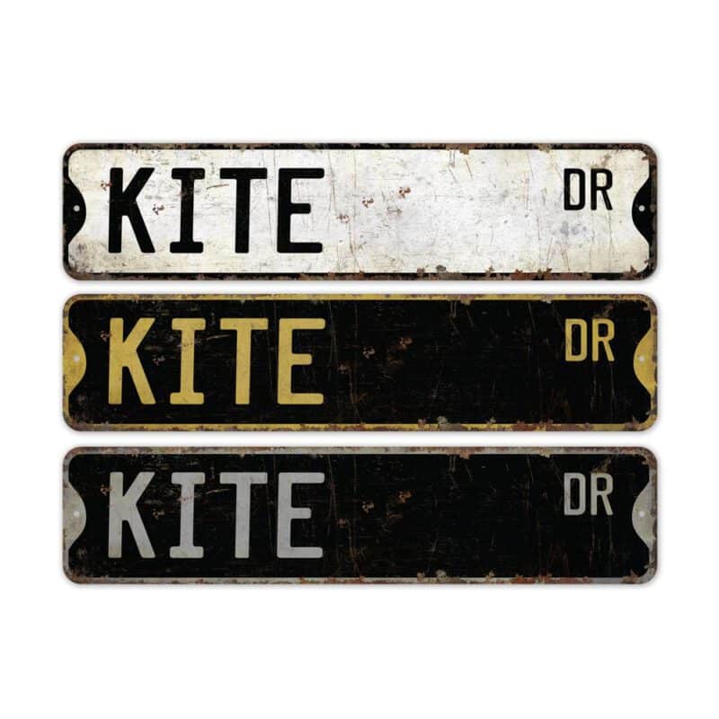 Kite-Premium-Quality-Rustic-Metal-Sign-2