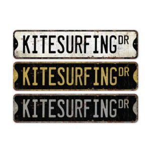 Kitesurfing-Premium-Quality-Rustic-Metal-Sign-2