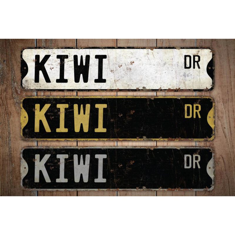 Kiwi-Premium-Quality-Rustic-Metal-Sign-Images