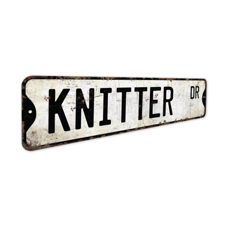 Knitter-Premium-Quality-Rustic-Metal-Sign-3