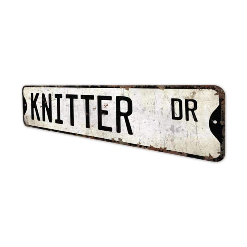 Knitter-Premium-Quality-Rustic-Metal-Sign-4