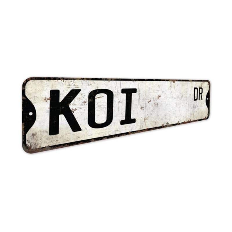 Koi-Premium-Quality-Rustic-Metal-Sign-3