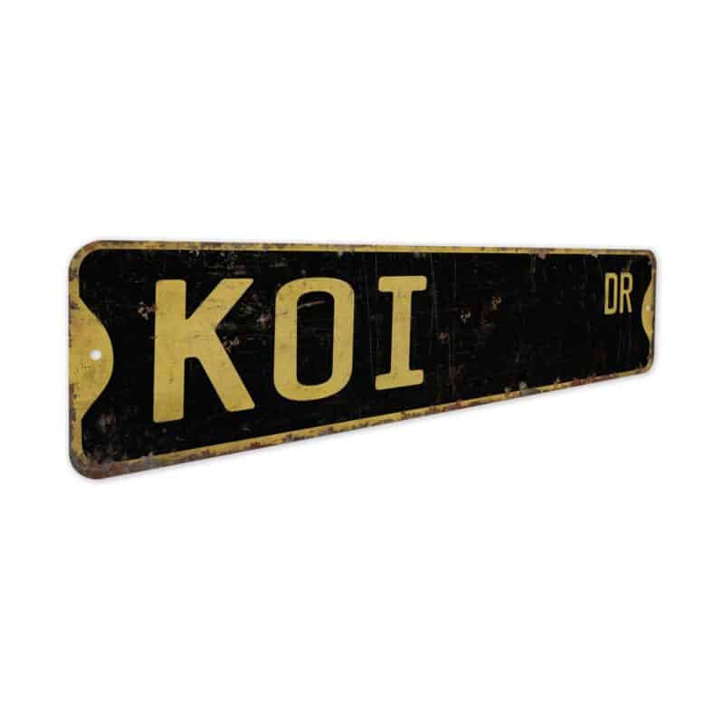 Koi-Premium-Quality-Rustic-Metal-Sign-5