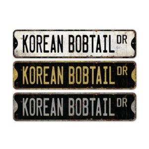 Korean-Bobtail-Premium-Quality-Rustic-Metal-Sign-2