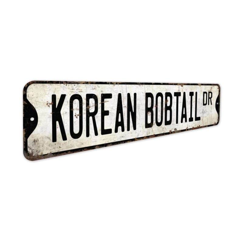 Korean-Bobtail-Premium-Quality-Rustic-Metal-Sign-3