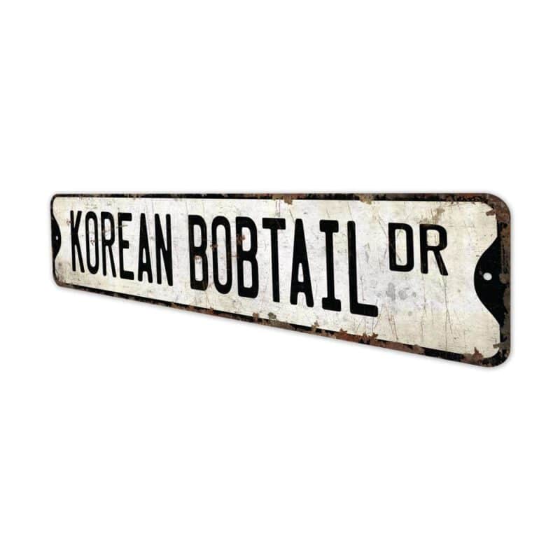 Korean-Bobtail-Premium-Quality-Rustic-Metal-Sign-4