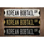 Korean-Bobtail-Premium-Quality-Rustic-Metal-Sign-Images