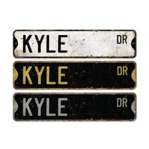 Kyle-Name-Sign-Premium-Quality-Rustic-Metal-Sign-2