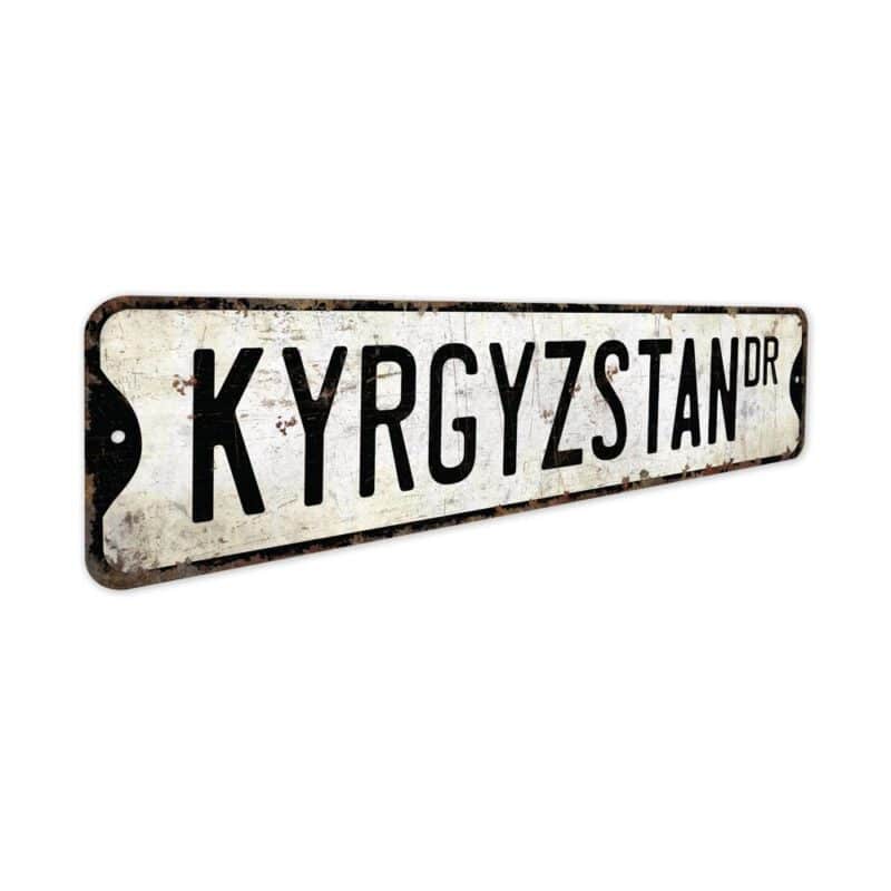 Kyrgyzstan-Premium-Quality-Rustic-Metal-Sign-3