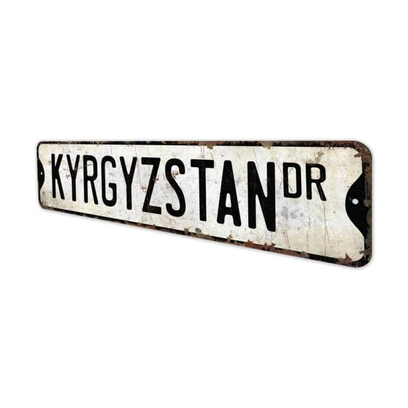 Kyrgyzstan-Premium-Quality-Rustic-Metal-Sign-4