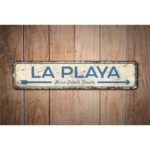 La-Playa-Sign-Premium-Quality-Rustic-Metal-Sign-Images