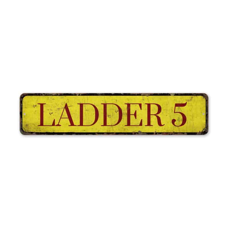 Ladder-5-Sign-Premium-Quality-Rustic-Metal-Sign-2