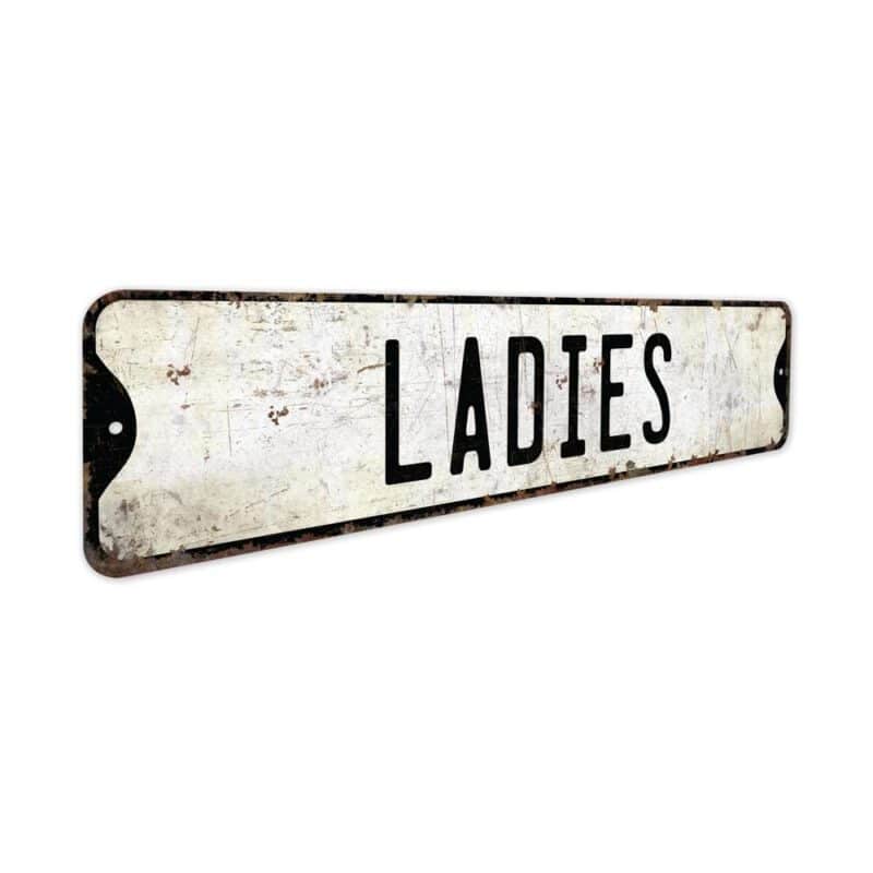 Ladies-Sign-Premium-Quality-Rustic-Metal-Sign-3