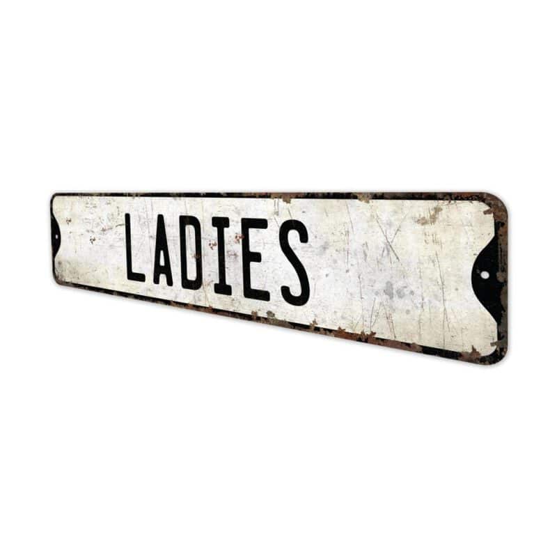 Ladies-Sign-Premium-Quality-Rustic-Metal-Sign-4