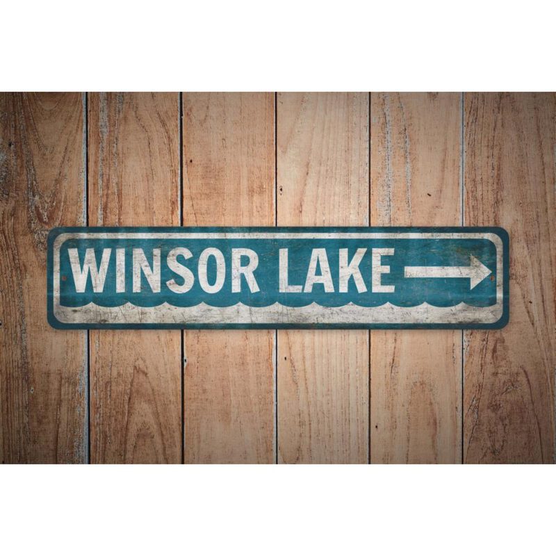 Lake-Arrow-Sign-Premium-Quality-Rustic-Metal-Sign-Images