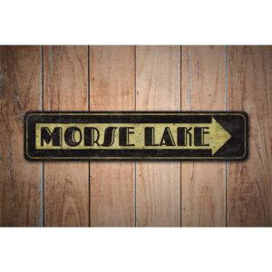 Lake-Direction-Sign-Premium-Quality-Rustic-Metal-Sign-Images