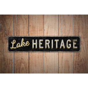 Lake-Heritage-Sign-Premium-Quality-Rustic-Metal-Sign-Images