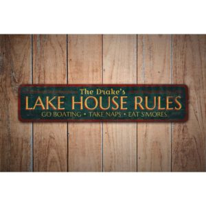 Lake-House-Rules-Sign-Premium-Quality-Rustic-Metal-Sign-Images