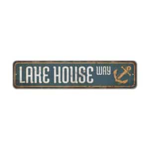 Lake-House-Way-Sign-Premium-Quality-Rustic-Metal-Sign-2