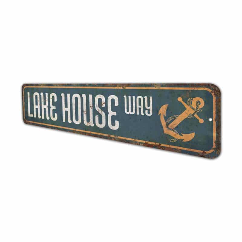 Lake-House-Way-Sign-Premium-Quality-Rustic-Metal-Sign-4