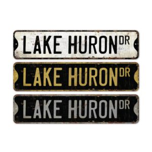 Lake-Huron-Premium-Quality-Rustic-Metal-Sign-2