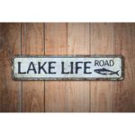 Lake-Life-Road-Sign-Premium-Quality-Rustic-Metal-Sign-Images