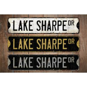 Lake-Sharpe-Premium-Quality-Rustic-Metal-Sign-Images