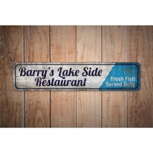 Lake-Side-Restaurant-Premium-Quality-Rustic-Metal-Sign-Images