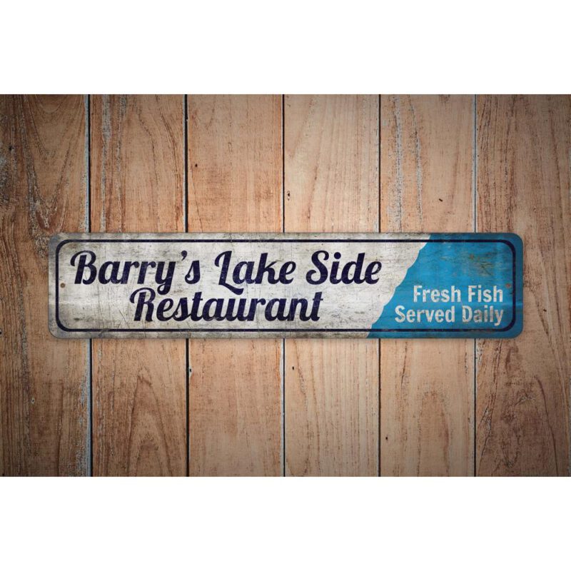 Lake-Side-Restaurant-Premium-Quality-Rustic-Metal-Sign-Images