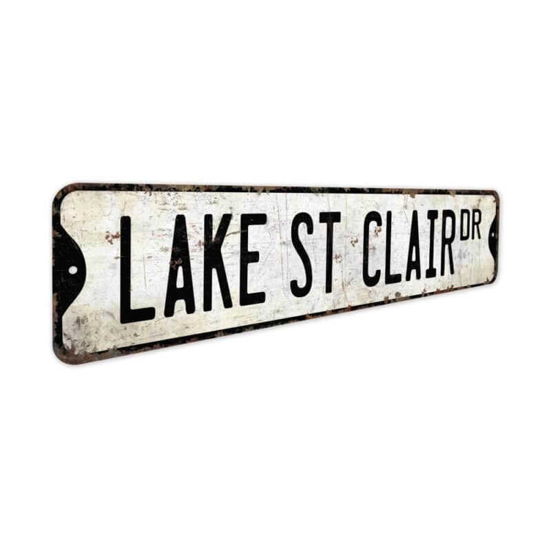 Lake-St-Clair-Premium-Quality-Rustic-Metal-Sign-3