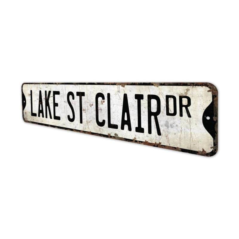 Lake-St-Clair-Premium-Quality-Rustic-Metal-Sign-4