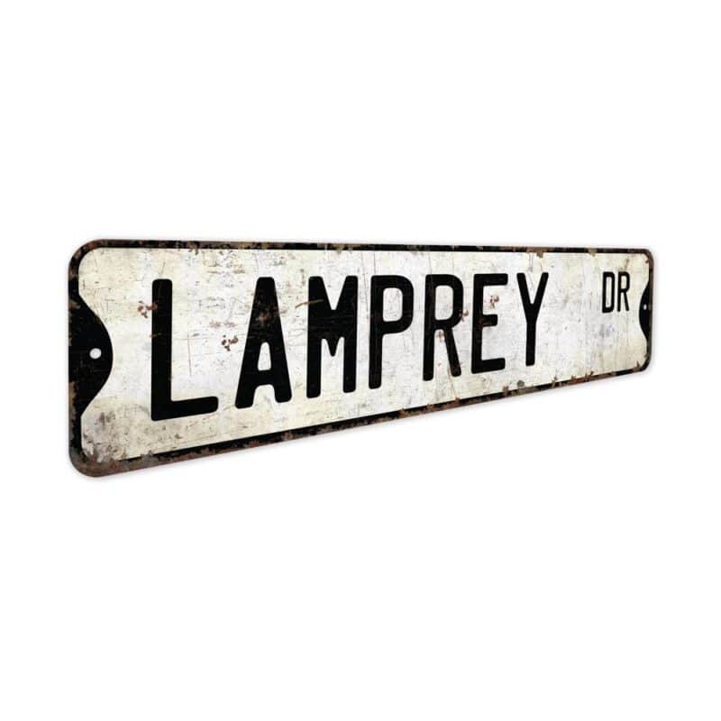 Lamprey-Premium-Quality-Rustic-Metal-Sign-3