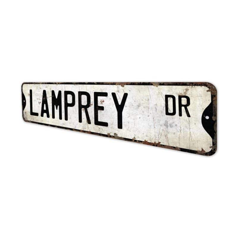 Lamprey-Premium-Quality-Rustic-Metal-Sign-4