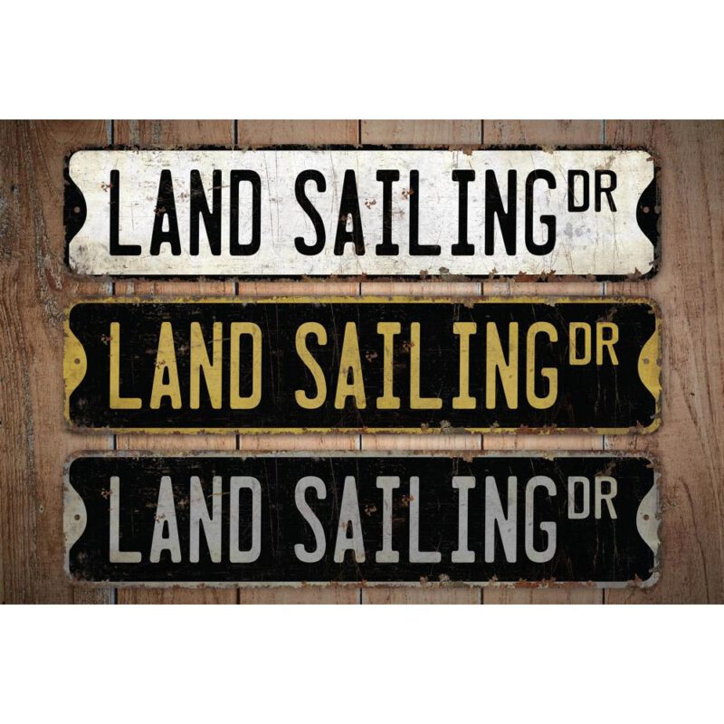 Land-Sailing-Premium-Quality-Rustic-Metal-Sign-Images