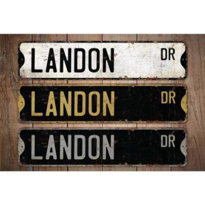 Landon-Name-Sign-Premium-Quality-Rustic-Metal-Sign-Images