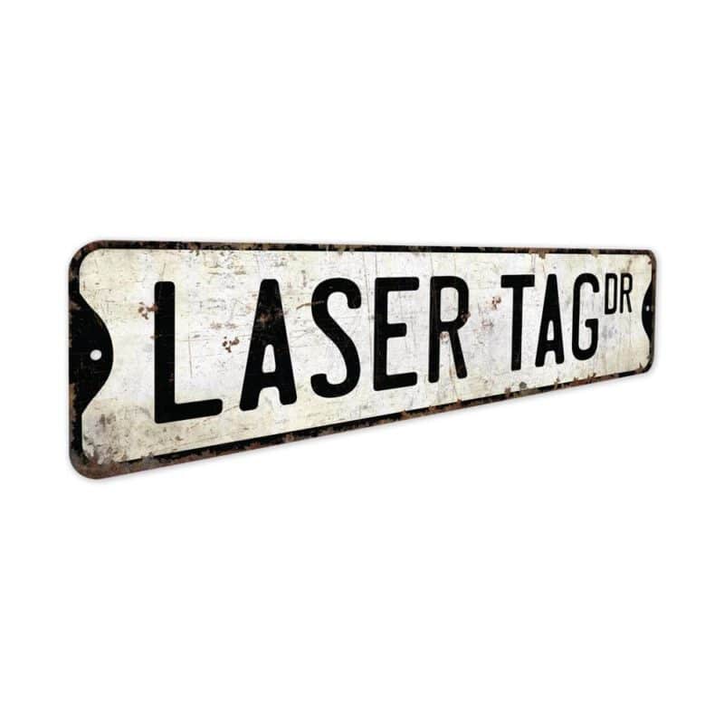 Laser-Tag-Sign-Premium-Quality-Rustic-Metal-Sign-3