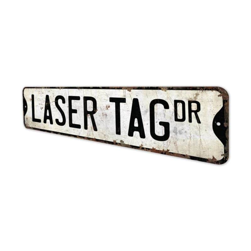 Laser-Tag-Sign-Premium-Quality-Rustic-Metal-Sign-4