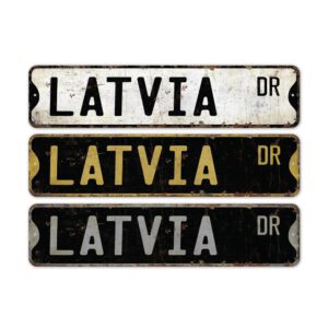 Latvia-Premium-Quality-Rustic-Metal-Sign-2