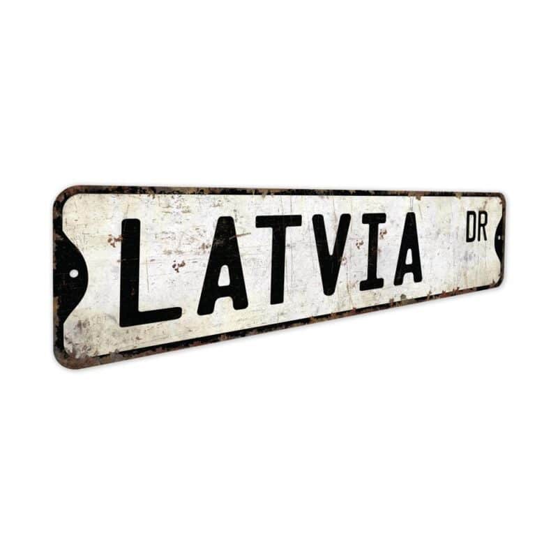 Latvia-Premium-Quality-Rustic-Metal-Sign-3