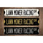 Lawn-Mower-Racing-Premium-Quality-Rustic-Metal-Sign-Images