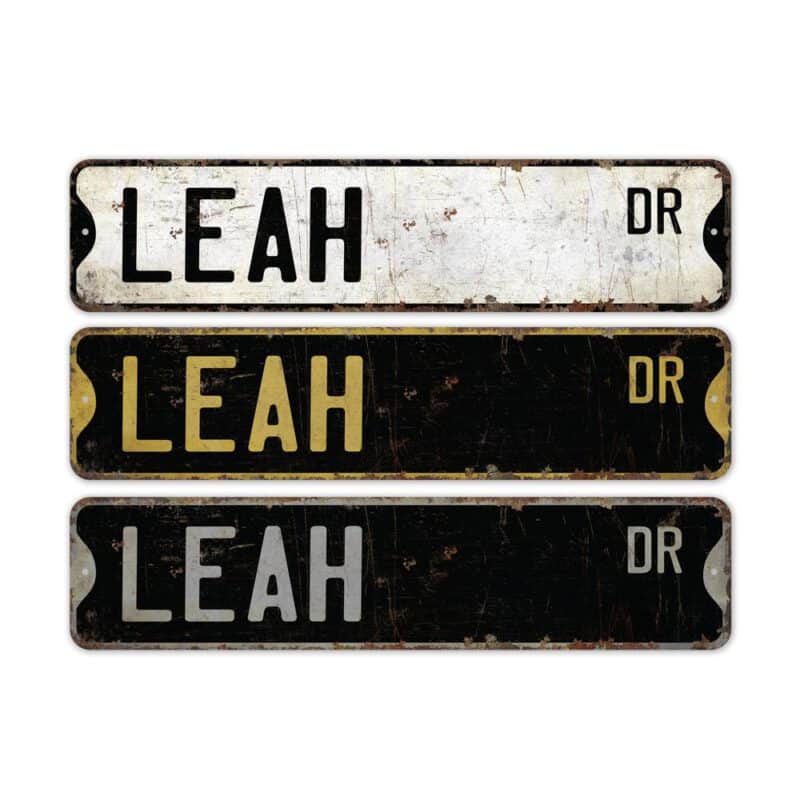 Leah-Name-Sign-Premium-Quality-Rustic-Metal-Sign-2